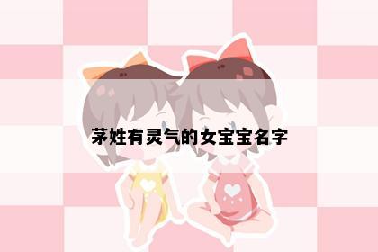 茅姓有灵气的女宝宝名字